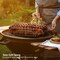 Sorbus Non-Stick Rib Rack XL - Porcelain Coated Steel Roasting Stand - Holds 3 Full Rib Racks for Grilling & Barbecuing